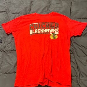 NHL Chicago Blackhawks Red Short Sleeve Tee